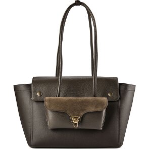 Coccinelle Double Beat Borsa a spalla Vera Pelle 33 cm