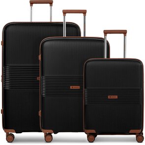 Farmhood Eco Edition 02 4 ruote Set di valigie 3 pezzi con piega di espansione Farmhood Eco Edition 02 4 ruote Set di valigie 3 pezzi con piega di espansione
