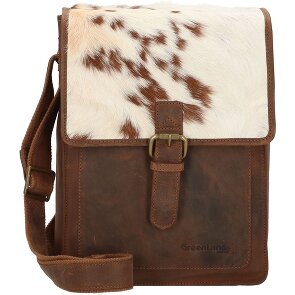 Greenland Nature Borsa a tracolla in pelle naturale combinata 25 cm Greenland Nature Borsa a tracolla in pelle naturale combinata 25 cm