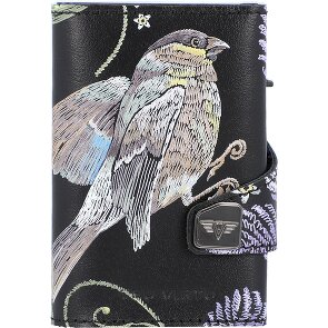 Tru Virtu Custodia per carte di credito RFID in pelle 6,5 cm