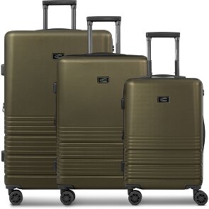 camel active Hanoi 4 ruote Set di valigie 3 pezzi con piega di espansione