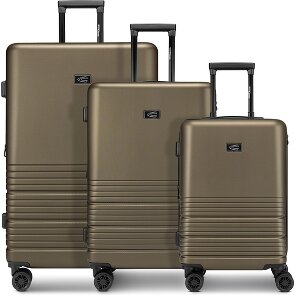 camel active Hanoi 4 ruote Set di valigie 3 pezzi con piega di espansione