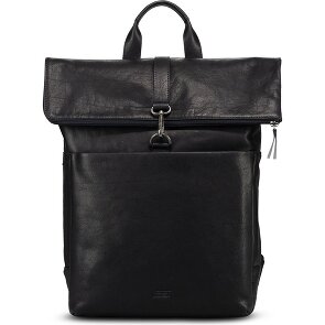 Jost Glasgow Zaino da giorno Protezione RFID Vera Pelle 42 cm Vano porta PC