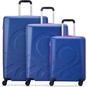 Delsey Paris x United Colors of Benetton Fabrica Set di valigie a 4 ruote 3 pezzi.