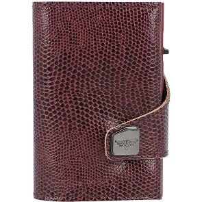 Tru Virtu Custodia per carte di credito RFID in pelle 6,5 cm
