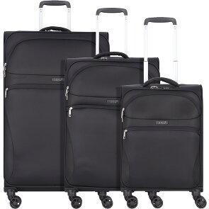 d&n Travel Line 9104 4 ruote Set di valigie 3 pezzi