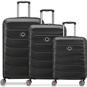 Delsey Paris Meteor 4 ruote Set di valigie 3 pezzi con piega di espansione