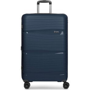 d&n Travel Line 4300-Plus 4 ruote Carrello L 76 cm con piega di espansione