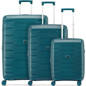 Roncato Skyline 2.0 4 ruote Set di valigie 3 pezzi con piega di espansione