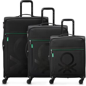 Delsey Paris x United Colors of Benetton Colour Block Set di valigie a 4 ruote 3 pezzi.