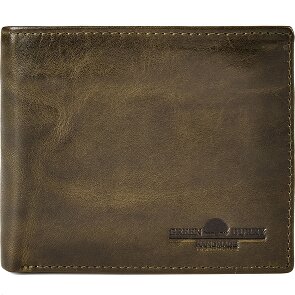 Greenburry Newport Portafoglio Protezione RFID Pelle 11 cm