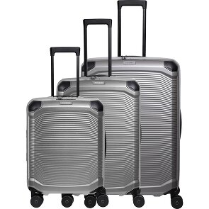 Travelite Millennium 4 ruote Set di valigie 3 pezzi con piega di espansione