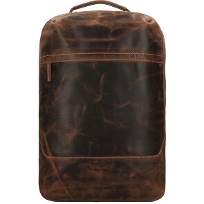 Greenburry Zaino da viaggio vintage in pelle 48 cm scomparto per laptop