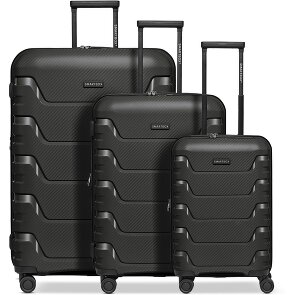 Smartbox Edition 01 4 ruote Set di valigie 3 pezzi con piega di espansione Smartbox Edition 01 4 ruote Set di valigie 3 pezzi con piega di espansione