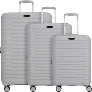 d&n Travel Line 4500 4 ruote Set di valigie 3 pezzi con piega di espansione