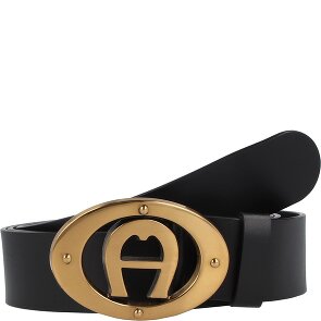 AIGNER Cintura con logo in pelle