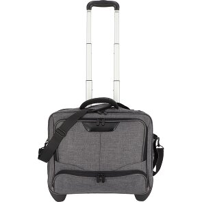 Dermata 2 ruote Carrello business 44 cm Scomparto per laptop