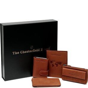 The Chesterfield Brand Porta carte di credito 4 pezzi in pelle 7 cm