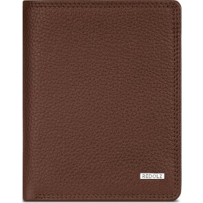 Redolz Portafoglio Leather Essentials HF in pelle RFID, 9,5 cm, apribile