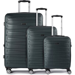 Benzi 5493 4 ruote Set di valigie 3 pezzi con piega di espansione