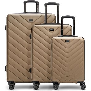 Redolz Essentials 07 3-SET 4 ruote Set di valigie 3 pezzi