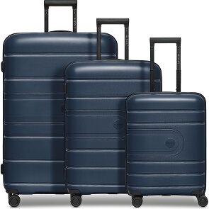 Redolz Essentials 11 4 ruote Set di valigie 3 pezzi con piega di espansione