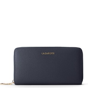Lazarotti Portafoglio Bologna XL con zip in pelle 19 cm