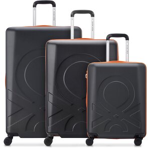 Delsey Paris x United Colors of Benetton Fabrica Set di valigie a 4 ruote 3 pezzi.