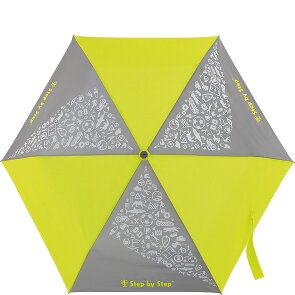 Step by Step Ombrello tascabile per bambini da 22 cm con elementi riflettenti