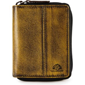 Greenburry Destressed Portafoglio Protezione RFID Pelle 10.5 cm