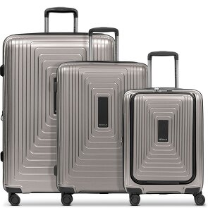 Redolz Essentials 14 4 ruote Set di valigie 3 pezzi con piega di espansione Redolz Essentials 14 4 ruote Set di valigie 3 pezzi con piega di espansione