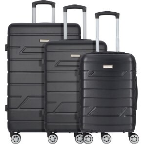 Nowi Bergamo 4 ruote Set di valigie 3 pezzi