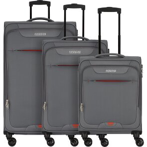 American Tourister Street Roll 4 ruote Set di valigie 3 pezzi con piega di espansione