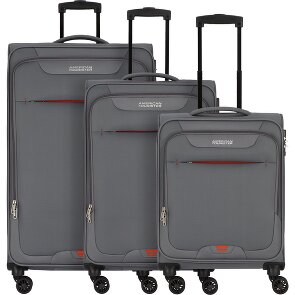 American Tourister Street Roll 4 ruote Set di valigie 3 pezzi con piega di espansione American Tourister Street Roll 4 ruote Set di valigie 3 pezzi con piega di espansione