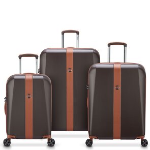 Delsey Paris Promenade Hard 2.0 4 ruote Set di valigie 3 pezzi con piega di espansione