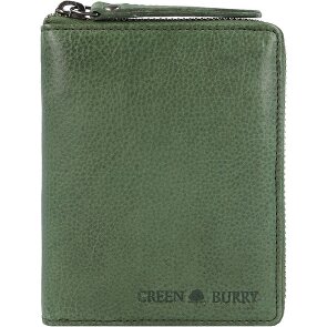 Greenburry Portafoglio in pelle lavata vintage 10 cm