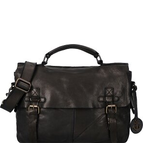 Harbour 2nd Ashton Messaggero Vera Pelle 25 cm Vano porta PC