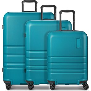 Redolz Pro ABS 4 ruote Set di valigie 3 pezzi espandibile