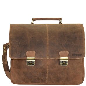 Greenburry Cartella vintage in pelle 42 cm Scomparto per computer portatile