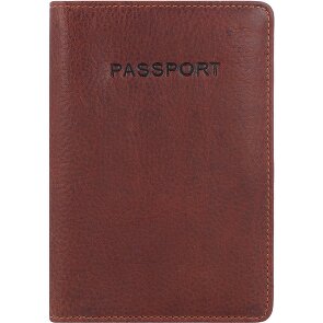Burkely Custodia per passaporto RFID in pelle antica Avery 10 cm