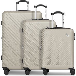 Check.In Paradise 2.0 4 ruote Set di valigie 3 pezzi espandibile