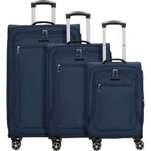 Cocoono Monterrey 4 ruote Set di valigie 3 pezzi con piega di espansione