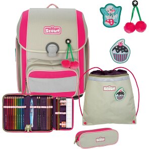 Scout Set di borse scuola Genius 4 pezzi.