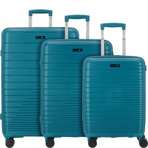 d&n Travel Line 4600 4 ruote Set di valigie 3 pezzi