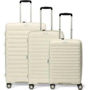 d&n Travel Line 4700 4 ruote Set di valigie 3 pezzi con piega di espansione