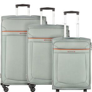 Samsonite Set di valigie Anafi a 4 ruote, 3 pezzi con piega elastica, super leggero
