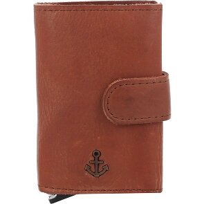 Harbour 2nd Anchor Love Robin 2 Custodia per carta di credito Protezione RFID Vera Pelle 6 cm
