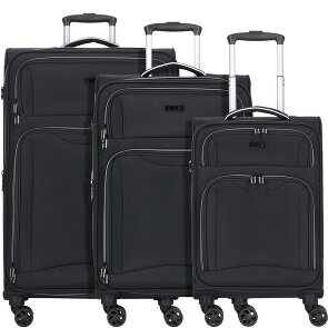 d&n Travel Line 9204 4 ruote Set di valigie 3 pezzi espandibile