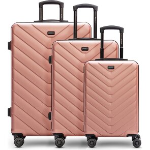 Redolz Essentials 07 3-SET 4 ruote Set di valigie 3 pezzi