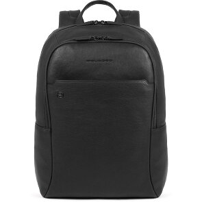 Piquadro Zaini quadrati neri in pelle 44 cm Scomparto per laptop